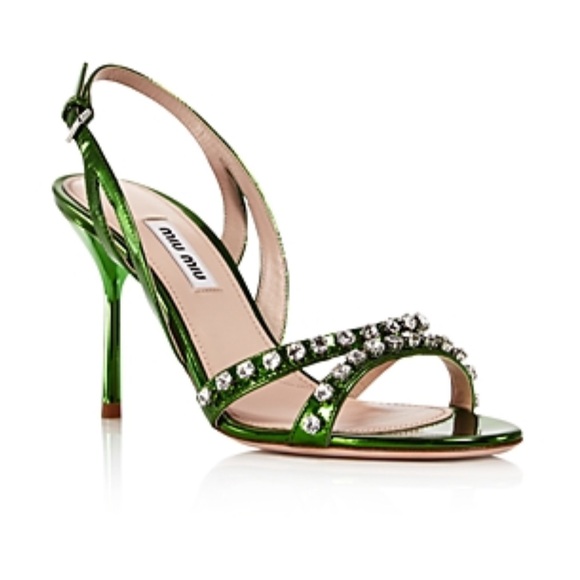 Miu Miu Jewel strapped high heels sandals